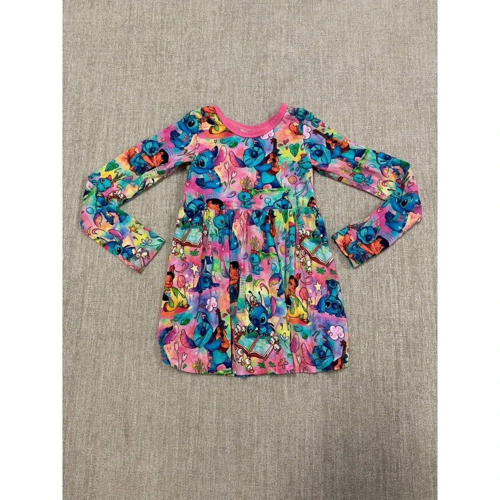 Millie Rose Disney Lilo & Stitch Peplum Top and Pants Bamboo Set 12-18 Months